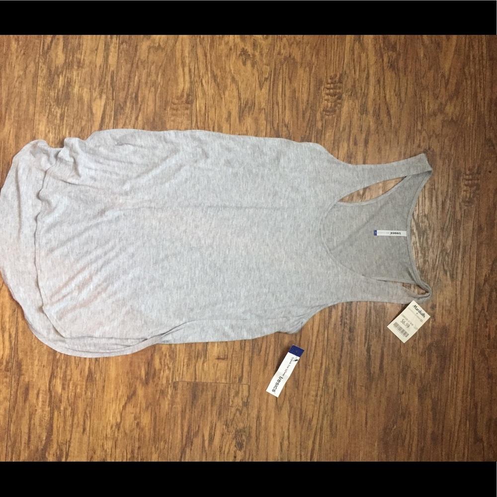 Grey Racer Back Tank NWT